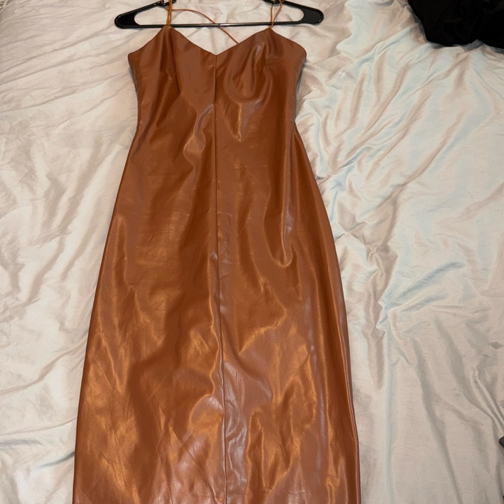 Small Vegan Leather Dress